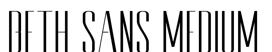 Beth Sans Medium Font Download Free